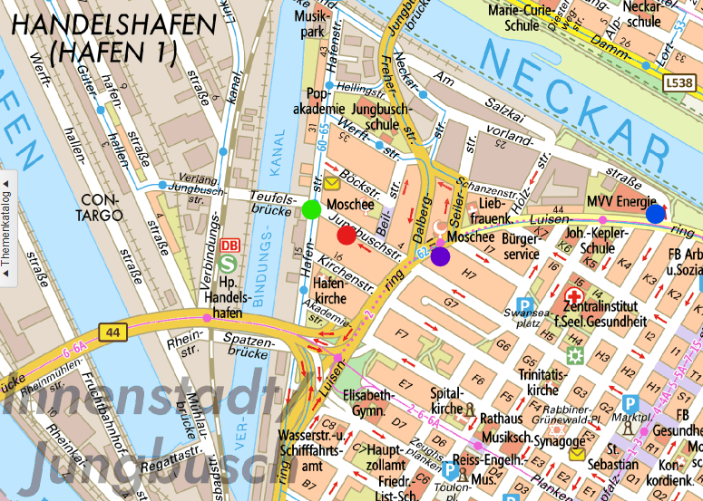 Stadtplan Mannheim